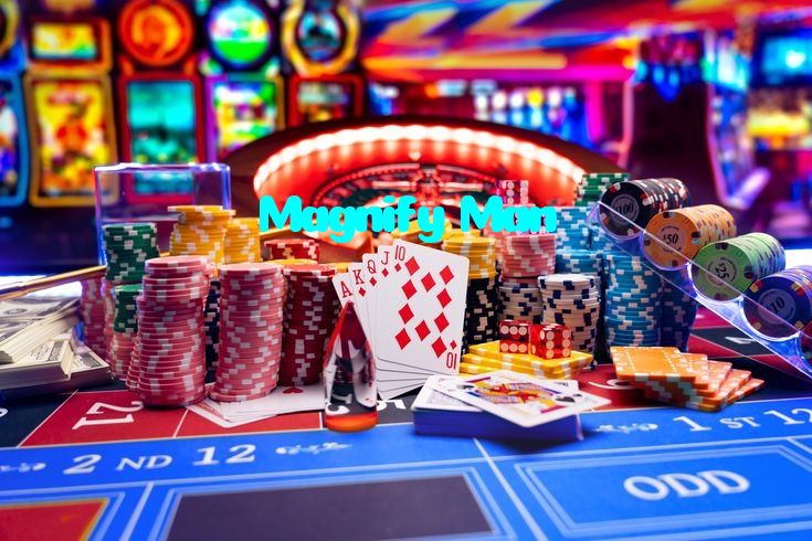 Magnify Man casino presented on mobile device in Pakistan with slots and live games