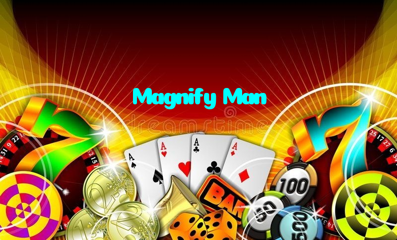 Magnify Man casino presented on mobile device in Pakistan with slots and live games